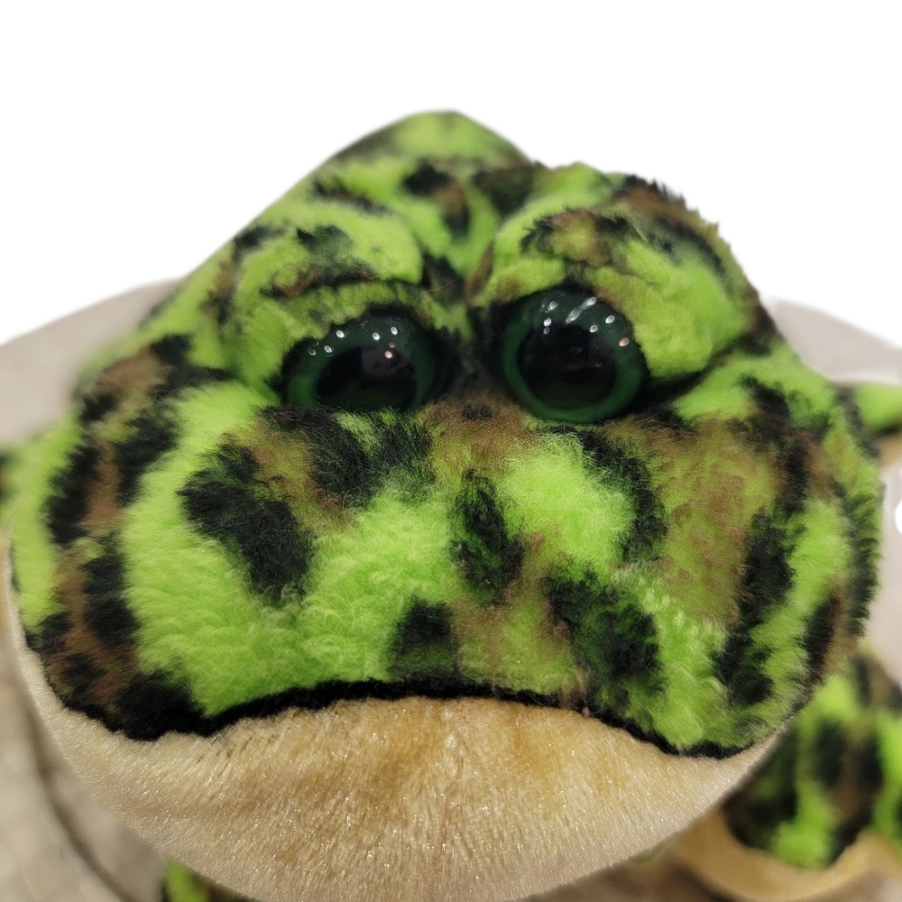 Ganz Webkinz Bullfrog (HM114) Plush Stuffed Toy Animal Spotted Green Yel… - Picture 10 of 17